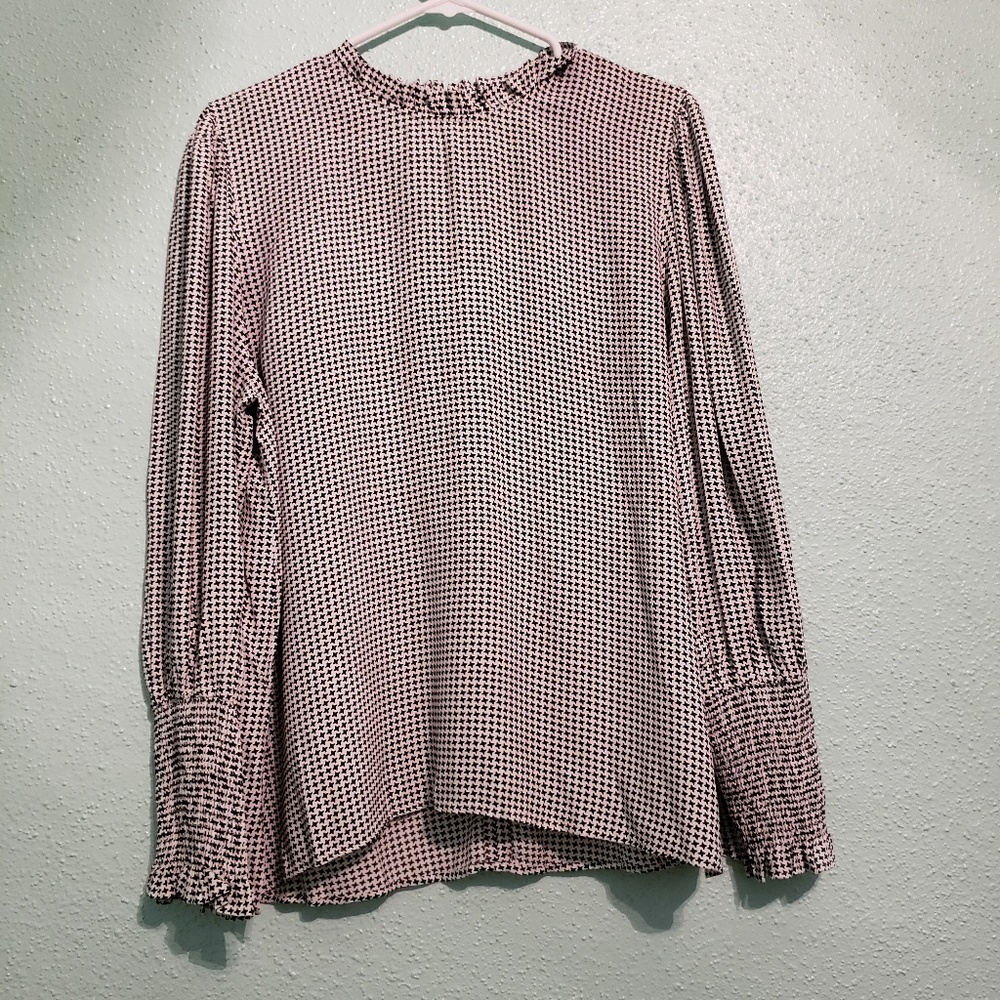 Zara Woman black and white blouse Size XL